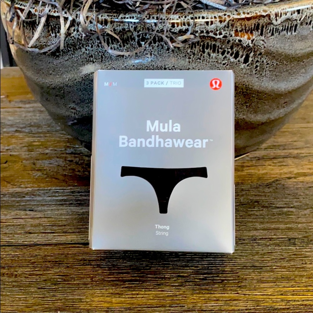 Lululemon Mula Bandhawear Thong 3 Pack